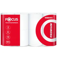 5080461 Туалетная бумага в малых рулонах FOCUS Premium