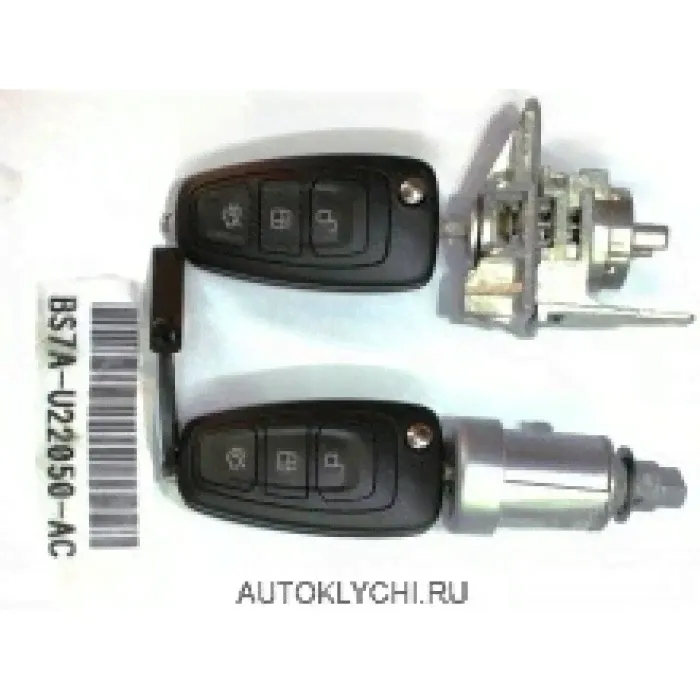 Замок зажигания Ford, Focus замки, Комплект личинок Ford Focus, Замок зажигания Ford Focus (Ключи Ford) (код 1384)