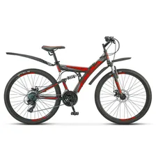 Велосипед Stels Focus 26' MD 21 sp V010 Чёрный/Красный