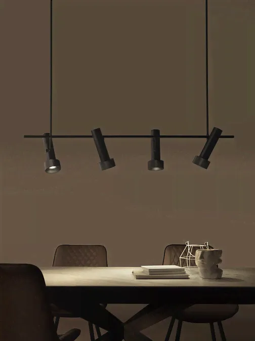 Потолочный светильник Aromas del Campo Focus C1279/4 Matt black, Anthracite-0